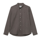 LES DEUX - Les Deux - Desert stripe shirt | Skjorte Mountain Grey