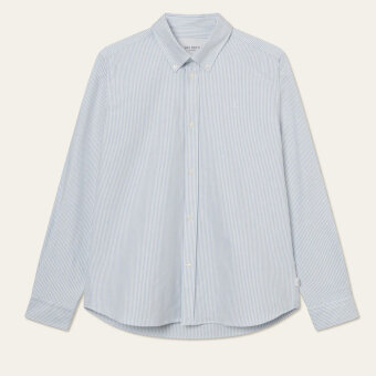 LES DEUX - Les Deux - Konrad oxford shirt | Skjorte Light Blue White Summer Sky