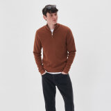 Matinique - Matinique - Lagoon 1/4 zip | Strik Camb Brown