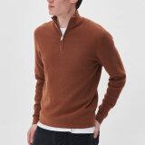 Matinique - Matinique - Lagoon 1/4 zip | Strik Camb Brown