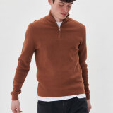 Matinique - Matinique - Lagoon 1/4 zip | Strik Camb Brown