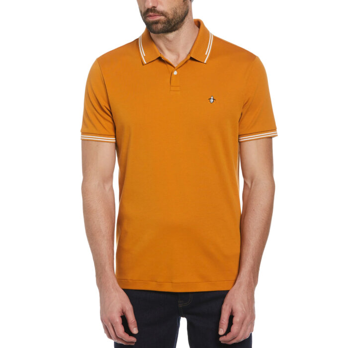 Original Penguin - Penguin - Icon tipped | Polo T-shirt Sudan Brown