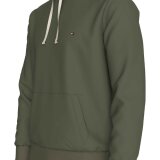 Tommy Hilfiger  - Tommy Hilfiger - Essential Fleece Hoodie | Hættetrøje Battle Green