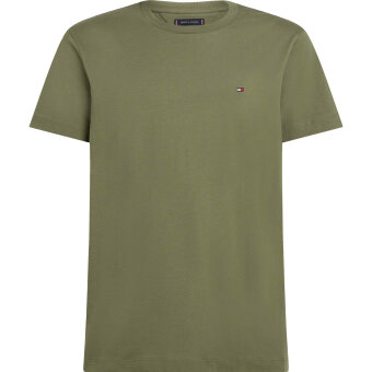 Tommy Hilfiger  - Tommy Hilfiger - Essential regular solid tee | T-shirt Battle Green