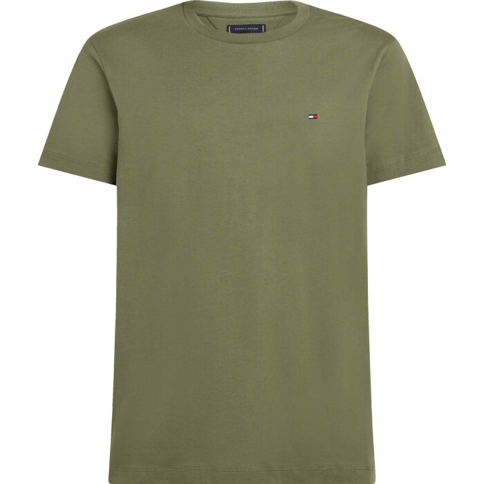 Tommy Hilfiger  - Tommy Hilfiger - Essential regular solid tee | T-shirt Battle Green