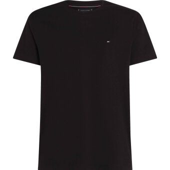 Tommy Hilfiger  - Tommy Hilfiger - Essential regular solid tee | T-shirt Black