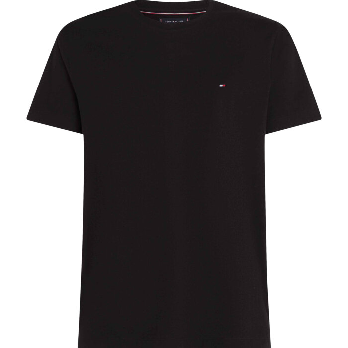 Tommy Hilfiger  - Tommy Hilfiger - Essential regular solid tee | T-shirt Black