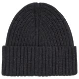 Tommy Hilfiger  - Tommy Hilfiger - Monoype patch cotton beanie | Strik Hue Black