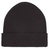 Tommy Hilfiger  - Tommy Hilfiger - Flag pima cotton beanie | Strik Hue Black