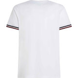 Tommy Hilfiger  - Tommy Hilfiger - Global stripe cuff tee | T-shirt White