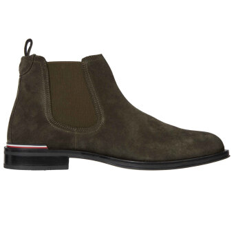 Tommy Hilfiger  - Tommy Hilfiger - Suede chelsea boots | Støvle Warm Military