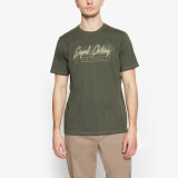 Signal - Signal - Liam front print | T-shirt Full Green Melange