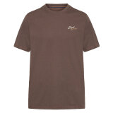 Signal - Signal - Leo chest print | T-shirt Chocolat Brown