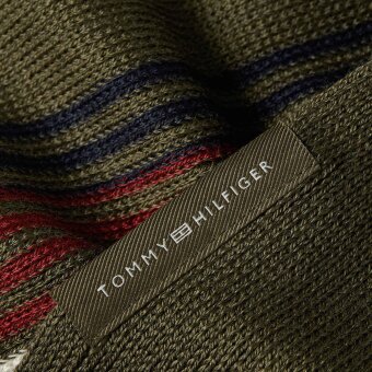 Tommy Hilfiger  - Tommy Hilfiger - Corp love rashelle scarf | Halstørklæde Army Green