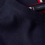 Tommy Hilfiger  - Tommy Hilfiger - TH cotton/cashmere crew neck | Strik desert Sky