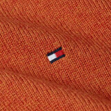 Tommy Hilfiger  - Tommy Hilfiger - Lambswool crew neck | Strik Orange