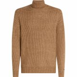 Tommy Hilfiger  - Tommy Hilfiger - Structure mouline roll neck | Strik Ivory Mouline