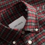 LES DEUX - Les Deux - Kent check shirt | Skjorte Red Black