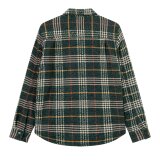 LES DEUX - Les Deux - Kaleb check | Overshirt Pine Green 