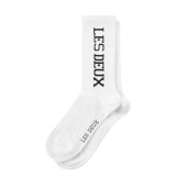 LES DEUX - Les Deux - Vertigo 2 pack socks | Sokker White Black