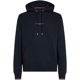 Tommy Hilfiger  - Tommy Hilfiger - Logo tipped hoodie | Hættetrøje Desert Sky