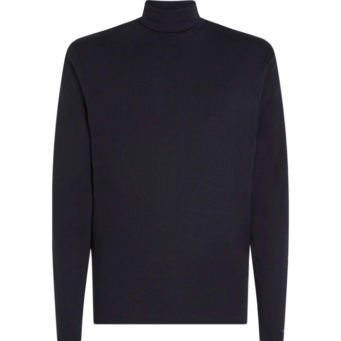 Tommy Hilfiger  - Tommy Hilfiger - Roll neck cotton | Rullekrave Desert Sky