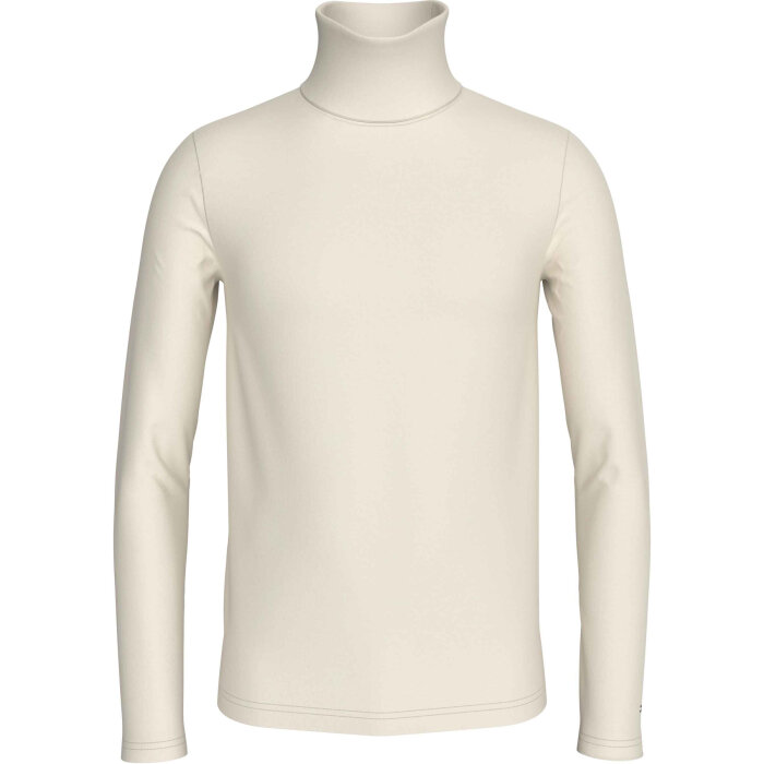 Tommy Hilfiger  - Tommy Hilfiger - Roll neck cotton | Rullekrave Ivory Petal