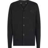 Tommy Hilfiger  - Tommy Hilfiger - Cotton cashmere cardigan | Cardigan Dark Grey