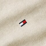 Tommy Hilfiger  - Tommy Hilfiger - TH cotton/cashmere crew neck | Strik Heather Oatmilk