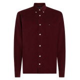 Tommy Hilfiger  - Tommy Hilfiger - TH solid corduroy shirt | Skjorte Vinrød