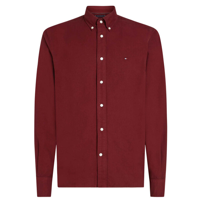 Tommy Hilfiger  - Tommy Hilfiger - TH oxford shirt | Skjorte Vinrød