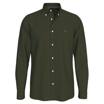 Tommy Hilfiger  - Tommy Hilfiger - TH oxford shirt | Skjorte Army Grøn