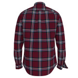 Tommy Hilfiger  - Tommy Hilfiger - Heavy brushed check shirt | Skjorte Vinrød