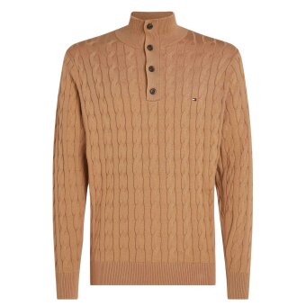 Tommy Hilfiger  - Tommy Hilfiger - TH cotton cable sweater | Strik Safari Canvas