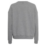 Pulz Jeans ( Dame )  - PULZ - PZTABITA LOGO SW | SWEATSHIRT MEDIUM GREY 