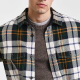 Gant - Gant - Herringbone | Overshirt Tartan Green