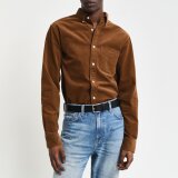 Gant - Gant - Corduroy shirt | Fløjlsskjorte Cacao