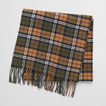 Gant - Gant - Multi check scarf | Halstørklæde Dark Earthy Green