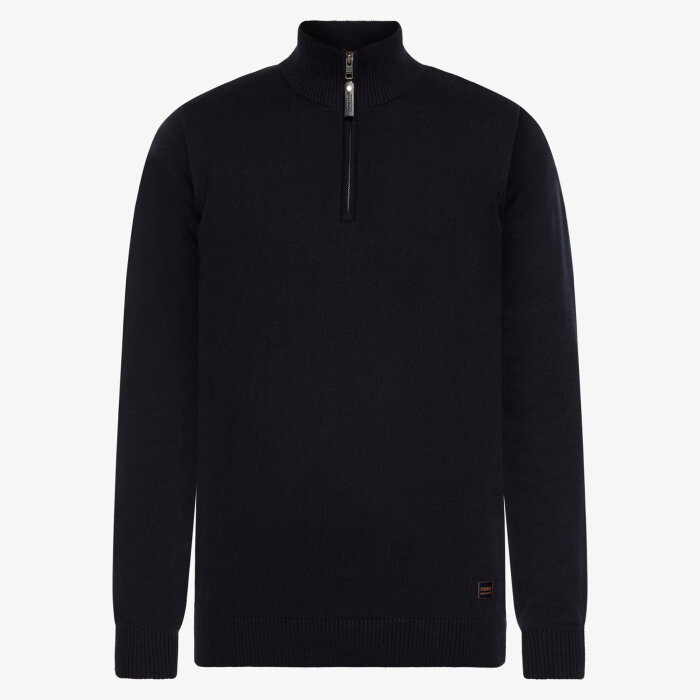 Signal - Signal - Klaus halfzip sweater | Strik Marineblå