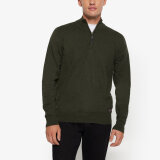 Signal - Signal - Klaus halfzip sweater | Strik Full Green Melange