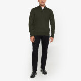 Signal - Signal - Klaus halfzip sweater | Strik Full Green Melange