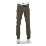 Alberto - Alberto - Pipe soft twill pants | Jeans 1607 692 Dark Green