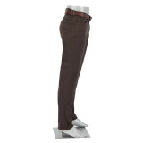 Alberto - Alberto - Pipe soft twill pants | Jeans 1607 542 Brown