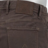 Alberto - Alberto - Pipe soft twill pants | Jeans 1607 542 Brown