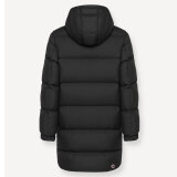 COLMAR - Colmar - Long Lenght Quilted Hoodie jacket | Dunjakke Black