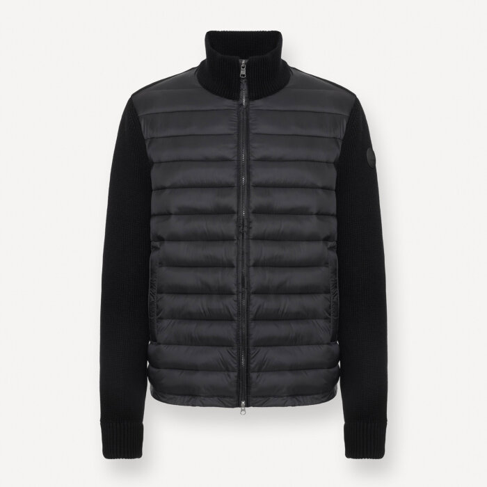 COLMAR - Colmar - Autumn Weight jacket with Knit Sleeves | Vindjakke Black