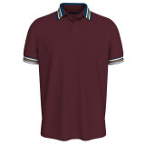 Tommy Hilfiger  - Tommy Hilfiger -  Gifting regular | Polo T-shirt Deep Rouge