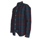 Tommy Hilfiger  - Tommy Hilfiger - Brushed blackwatch shirt | Skjorte Indigo Rouge