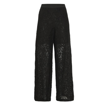 Pulz Jeans ( Dame )  - PULZ - PZDANDY HW PANT | BUKS BLACK BEAUTY