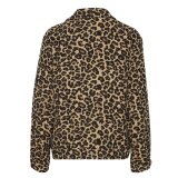 Pulz Jeans ( Dame )  - PULZ - PZALICE SHORT JACKET | JAKKE BROWN ANIMAL PRINT